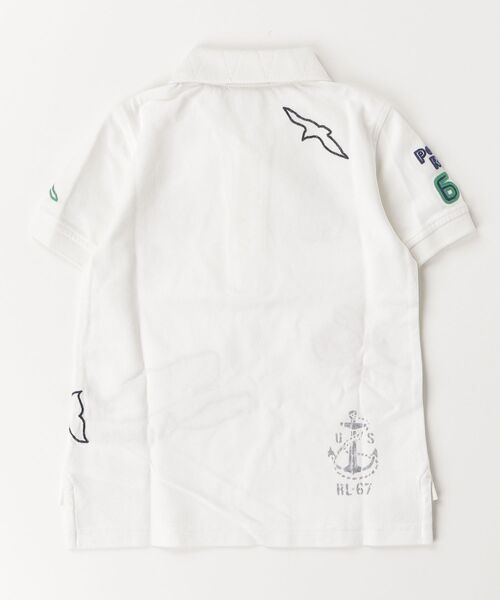 POLO RALPH LAUREN CHILDRENSWEAR（ポロ ラルフ ローレン チルドレンズウェア）の「コットン メッシュ グラフィック ポロシャツ（ポロシャツ・キッズ・ホワイト・3）」の3枚目の写真