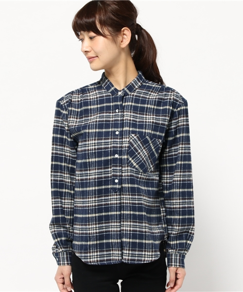 OUTLET（アウトレット）の「【CIAOPANIC TYPY】ネルチェックオーバーシャツ（シャツ/ブラウス・レディース・ネイビー/レッド・ONE）」の10枚目の写真