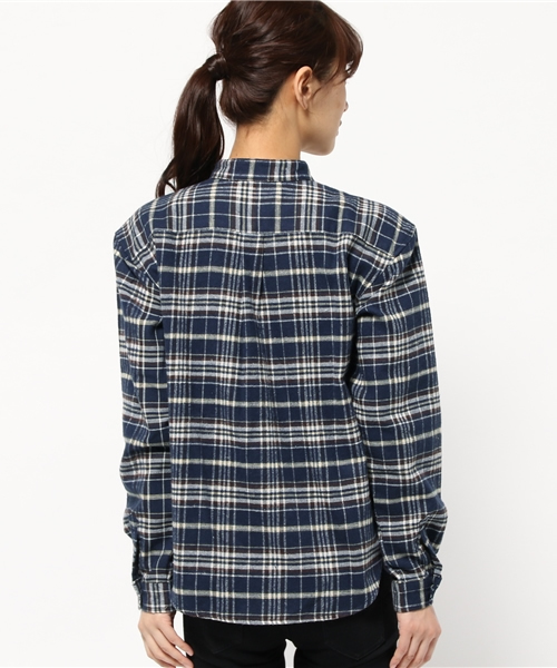 OUTLET（アウトレット）の「【CIAOPANIC TYPY】ネルチェックオーバーシャツ（シャツ/ブラウス・レディース・ネイビー/レッド・ONE）」の4枚目の写真