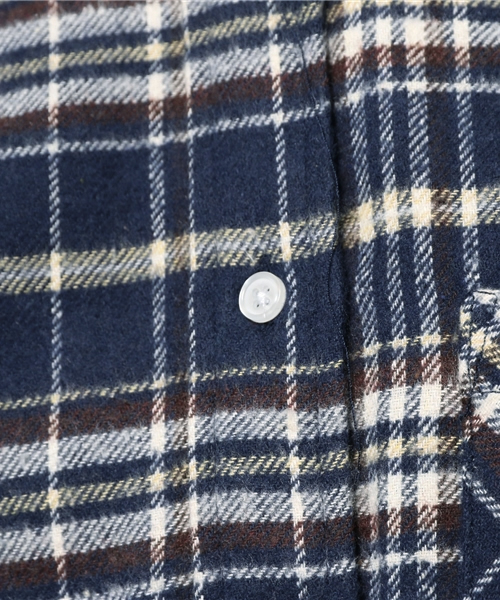 OUTLET（アウトレット）の「【CIAOPANIC TYPY】ネルチェックオーバーシャツ（シャツ/ブラウス・レディース・ネイビー/レッド・ONE）」の9枚目の写真