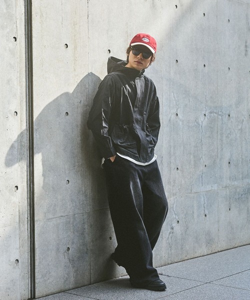 niko and...（ニコアンド）の「2WAYジップパーカー（ナイロンジャケット・メンズ・ブラック/ライトグレー・MEDIUM/BIG(L)）」の18枚目の写真