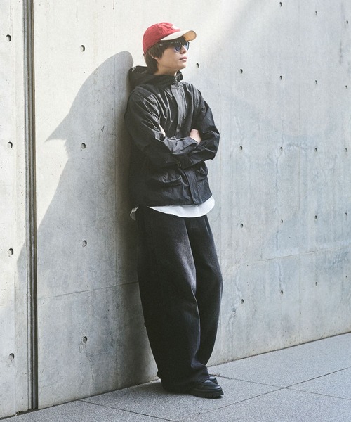 niko and...（ニコアンド）の「2WAYジップパーカー（ナイロンジャケット・メンズ・ブラック/ライトグレー・MEDIUM/BIG(L)）」の19枚目の写真