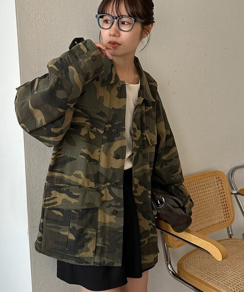 DISCOAT（ディスコート）の「【Enlude】メイサイガラミリタリージャケット《ユニセックス》（ミリタリージャケット・レディース・オリーブ・FREE）」の22枚目の写真