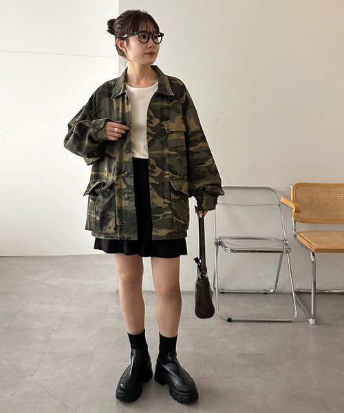 DISCOAT（ディスコート）の「【Enlude】メイサイガラミリタリージャケット《ユニセックス》（ミリタリージャケット・レディース・オリーブ・FREE）」の19枚目の写真