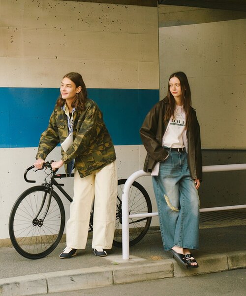 DISCOAT（ディスコート）の「【Enlude】メイサイガラミリタリージャケット《ユニセックス》（ミリタリージャケット・レディース・オリーブ・FREE）」の10枚目の写真