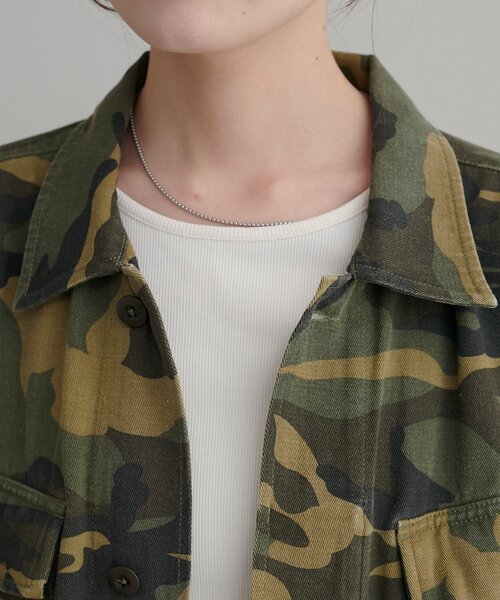 DISCOAT（ディスコート）の「【Enlude】メイサイガラミリタリージャケット《ユニセックス》（ミリタリージャケット・レディース・オリーブ・FREE）」の9枚目の写真