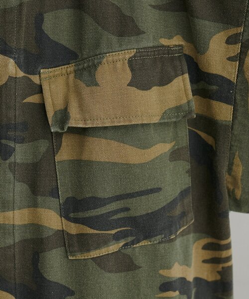 DISCOAT（ディスコート）の「【Enlude】メイサイガラミリタリージャケット《ユニセックス》（ミリタリージャケット・レディース・オリーブ・FREE）」の8枚目の写真