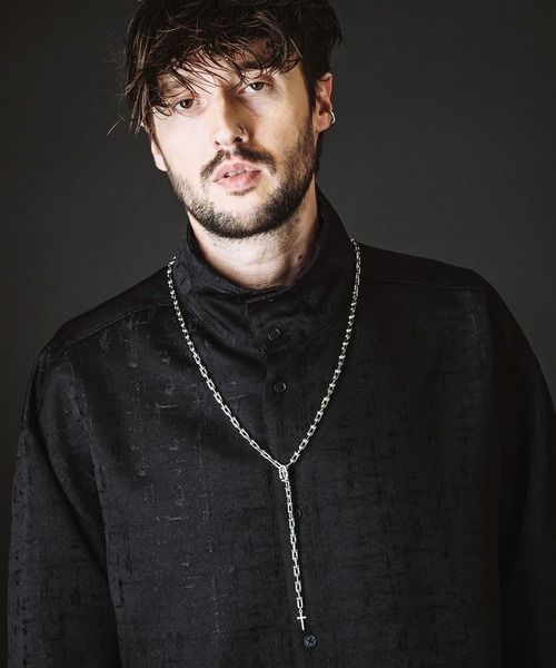NO ID.(ノーアイディ)の「【NO ID.】Link Chain Rosario / リンク チェーン ロザリオ(ネックレス・メンズ・シルバー・ONE SIZE)」の1枚目の写真