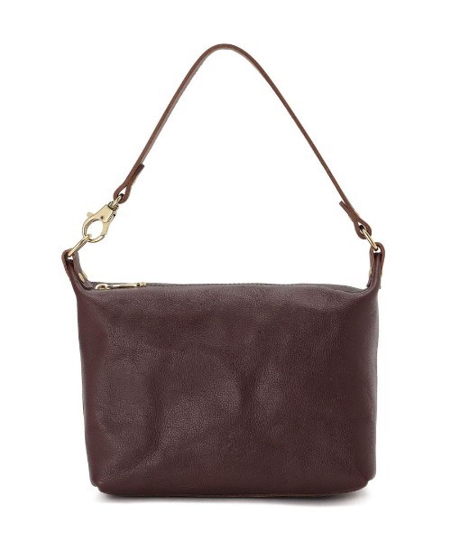 IL BISONTE（イルビゾンテ）の「IL BISONTE / ORIGINAL LEATHER / SHOULDER BAG（ショルダーバッグ・レディース・ダークブラウン/ホワイト/ナチュラル/ライトブラウン/グレー/オリーブ/ブラック/オレンジ/ネイビー/レンガ/グリーン/レッド・FREE）」の4枚目の写真