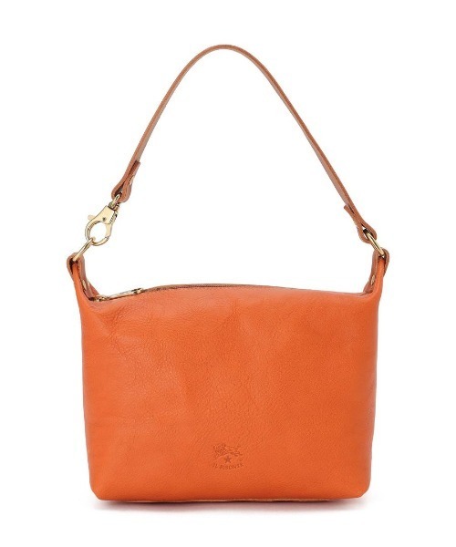 IL BISONTE（イルビゾンテ）の「IL BISONTE / ORIGINAL LEATHER / SHOULDER BAG（ショルダーバッグ・レディース・ダークブラウン/ホワイト/ナチュラル/ライトブラウン/グレー/オリーブ/ブラック/オレンジ/ネイビー/レンガ/グリーン/レッド・FREE）」の5枚目の写真