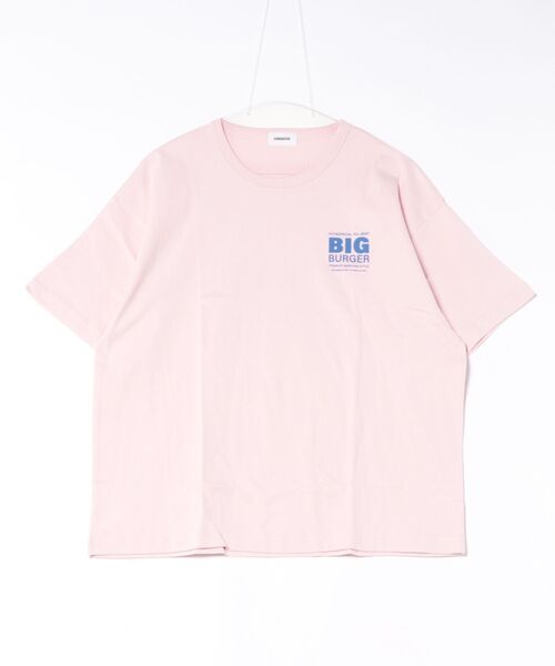 GENERATOR(ジェネレーター)の「GENERATOR/ジェネレーター BIG BURGER Tシャツ(Tシャツ/カットソー・レディース・ピンク/ブラック/ホワイト・F)」の3枚目の写真