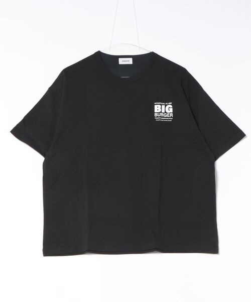 GENERATOR(ジェネレーター)の「GENERATOR/ジェネレーター BIG BURGER Tシャツ(Tシャツ/カットソー・レディース・ピンク/ブラック/ホワイト・F)」の2枚目の写真