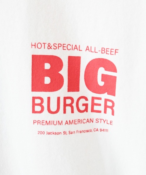 GENERATOR(ジェネレーター)の「GENERATOR/ジェネレーター BIG BURGER Tシャツ(Tシャツ/カットソー・レディース・ピンク/ブラック/ホワイト・F)」の6枚目の写真