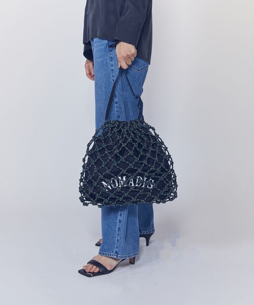 NOMADIS（ノマディス）の「＜NOMADIS (ノマディス)＞"TREK NET”巾着型バッグ（ハンドバッグ・レディース・グリーン系その他4・FREE）」の12枚目の写真