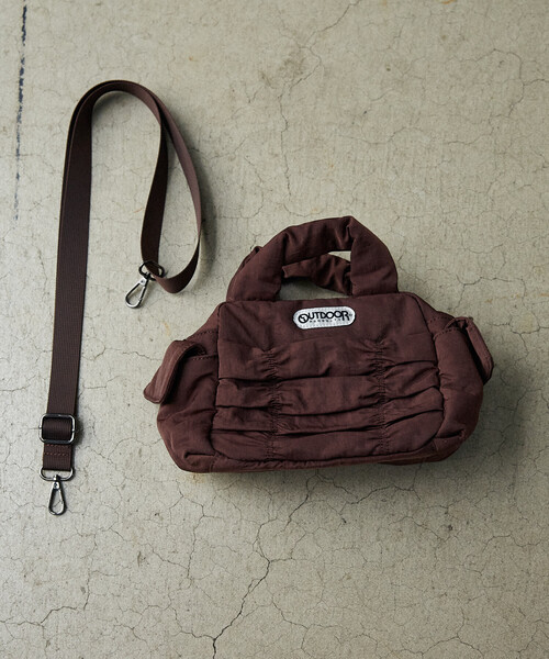 OUTDOOR PRODUCTS(アウトドアプロダクツ)の「【待望の再入荷!】OUTDOOR PRODUCTS × PUBLUX/アウトドアプロダクツ <別注カラーあり> シャーリング ショルダーバッグ 限定展開(ショルダーバッグ・レディース・ブラック/オフホワイト/ブラウン・ONE SIZE)」の21枚目の写真