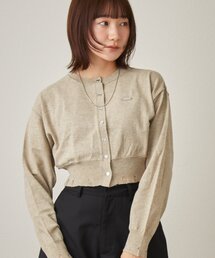 mline | [mline]メランジ コンパクトニット(カーディガン/ボレロ)