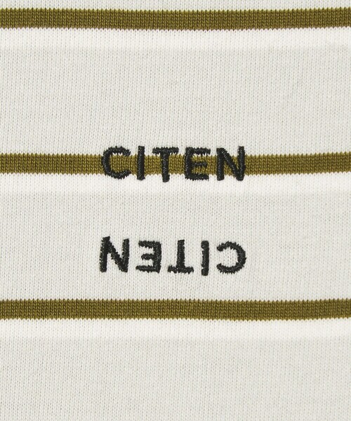 CITEN(シテン)の「<CITEN>ボーダー&トリムワンピース(ワンピース・レディース・ダークブラウン/ブラック/ベージュ・M/S)」の13枚目の写真