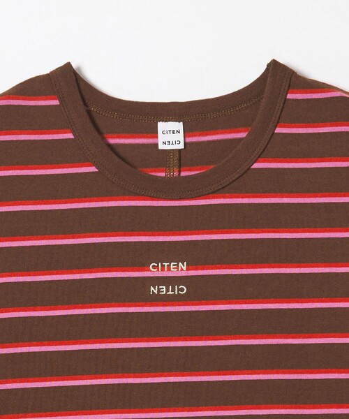 CITEN(シテン)の「<CITEN>ボーダー&トリムワンピース(ワンピース・レディース・ダークブラウン/ブラック/ベージュ・M/S)」の21枚目の写真