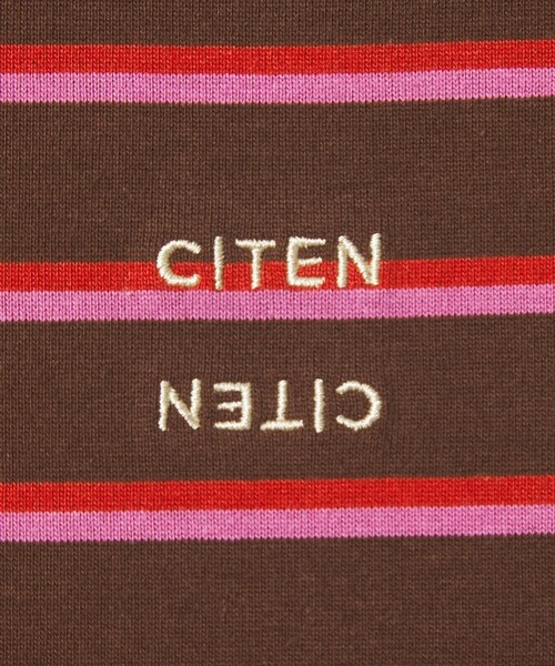 CITEN(シテン)の「<CITEN>ボーダー&トリムワンピース(ワンピース・レディース・ダークブラウン/ブラック/ベージュ・M/S)」の22枚目の写真