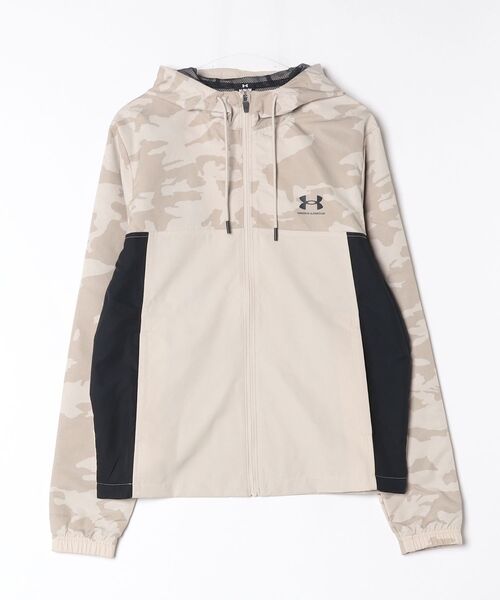 UNDER ARMOUR（アンダーアーマー）の「アンダーアーマー  UAメッシュ ライナー ノベルティ ジャケット（ナイロンジャケット・メンズ・サンドグレー/チャコールグレー・3L/LL/L/M/S）」の13枚目の写真