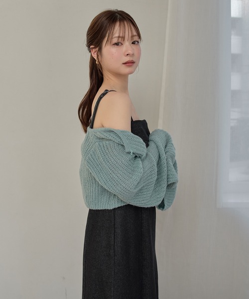 mideal(マイディール)の「denim mermaid cami onepiece / デニムマーメイドキャミワンピース(ワンピース・レディース・グレー/ブラック/インディゴブルー・FREE)」の11枚目の写真