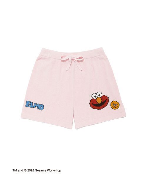gelato pique（ジェラートピケ）の「【SESAME STREET】エアリーモコジャガードプルオーバー&ショートパンツセット（ルームウェア/パジャマ・レディース・ピンク/イエロー/グレー/ブルー・F）」の10枚目の写真