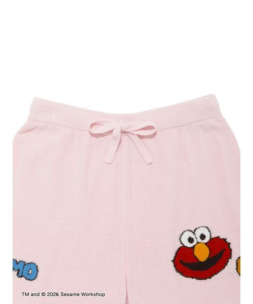 gelato pique（ジェラートピケ）の「【SESAME STREET】エアリーモコジャガードプルオーバー&ショートパンツセット（ルームウェア/パジャマ・レディース・ピンク/イエロー/グレー/ブルー・F）」の12枚目の写真