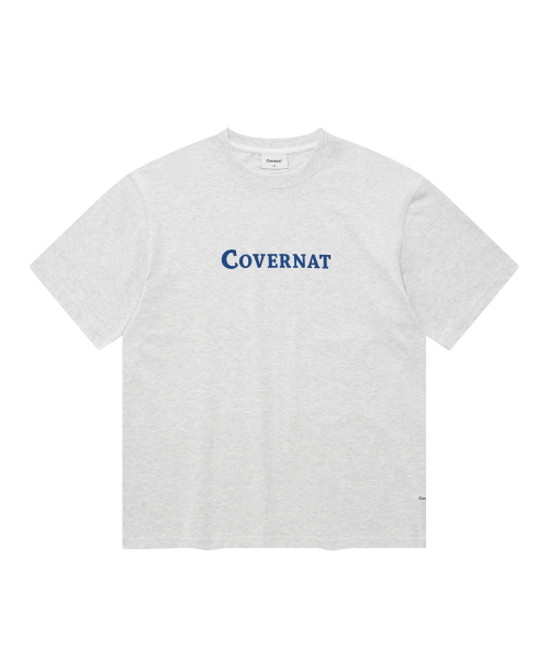 COVERNAT(カバーナット)の「センターロゴTシャツ ヘザーグレー(Tシャツ/カットソー・レディース・その他・SMALL/MEDIUM/LARGE/X-LARGE/XX-LARGE/X-SMALL)」の1枚目の写真