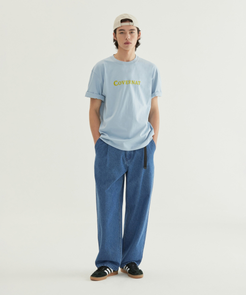 COVERNAT(カバーナット)の「センターロゴTシャツ ヘザーグレー(Tシャツ/カットソー・レディース・その他・SMALL/MEDIUM/LARGE/X-LARGE/XX-LARGE/X-SMALL)」の3枚目の写真