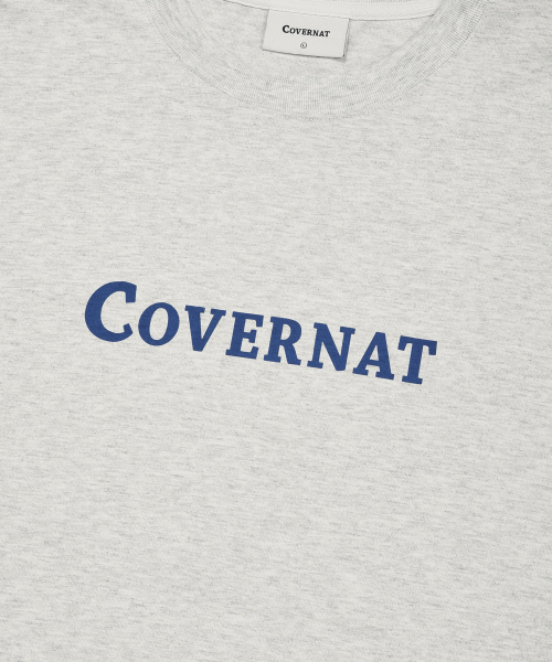 COVERNAT(カバーナット)の「センターロゴTシャツ ヘザーグレー(Tシャツ/カットソー・レディース・その他・SMALL/MEDIUM/LARGE/X-LARGE/XX-LARGE/X-SMALL)」の7枚目の写真