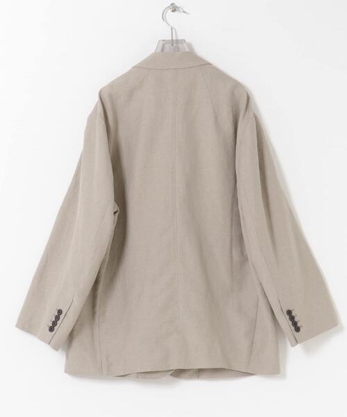 URBAN RESEARCH(アーバンリサーチ)の「new basic OVER WASHED JACKET(その他アウター・レディース・ブラック/ベージュ・38/36)」の8枚目の写真