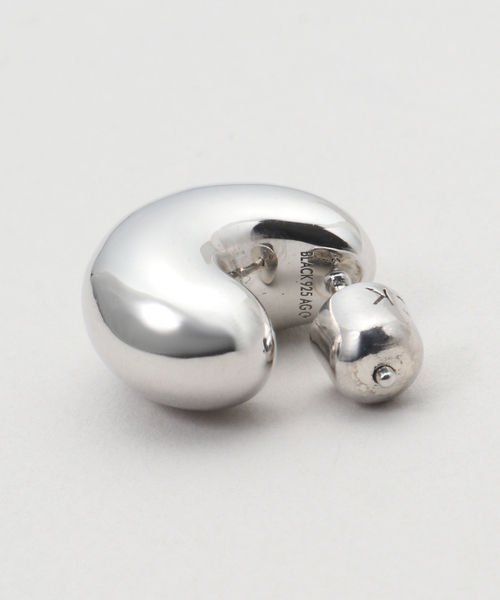 MARIA BLACK/マリアブラック】 Tryvann Pillow Earring Silver：ピアス