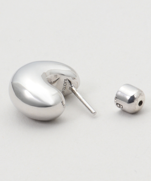 MARIA BLACK シルバー ピアス(片耳用) MARIA BLACK/マリアブラック】 Tryvann Pillow Earring Silver：ピアス
