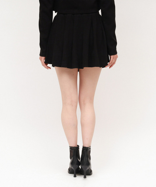 ROYAL PARTY（ロイヤルパーティー）の「プリーツフレアミニスカート（スカート・レディース・ブラック/グレー/オフホワイト・FREE）」の9枚目の写真