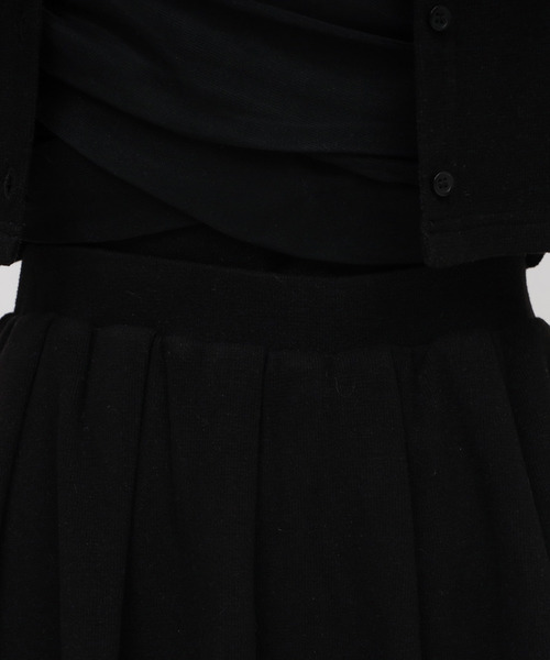 ROYAL PARTY（ロイヤルパーティー）の「プリーツフレアミニスカート（スカート・レディース・ブラック/グレー/オフホワイト・FREE）」の10枚目の写真
