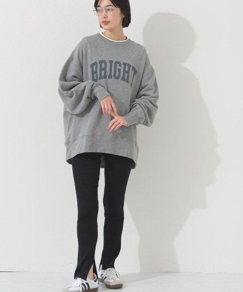 OMNES(オムネス)の「横編みリブレギンスパンツ(その他パンツ・レディース・オートミール/ライトグレー/アイボリー/ブラック・FREE)」の14枚目の写真