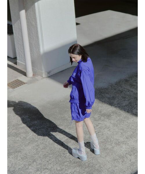 :ETHROF(イーサオブ)の「NYLON DROST SHORTS(その他パンツ・レディース・ネイビー/ロイヤルブルー/ブラック・MEDIUM)」の5枚目の写真