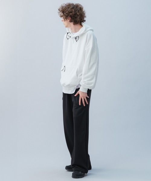 +phenix（プラスフェニックス）の「+phenix(プラスフェニックス) TECH SWEAT HOODIE / テック スウェット フーディー（パーカー・メンズ・ブラック/ホワイト/チャコール・XL/L/M）」の11枚目の写真