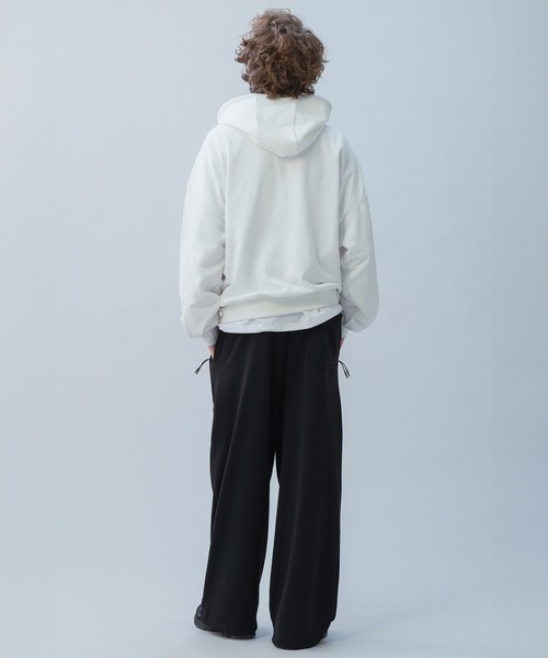 +phenix（プラスフェニックス）の「+phenix(プラスフェニックス) TECH SWEAT HOODIE / テック スウェット フーディー（パーカー・メンズ・ブラック/ホワイト/チャコール・XL/L/M）」の12枚目の写真