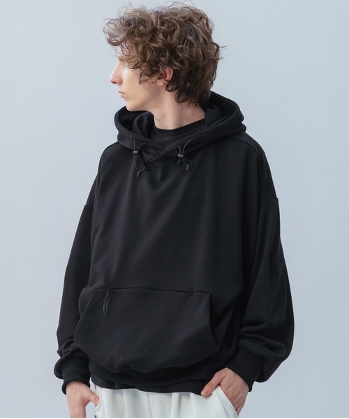 +phenix（プラスフェニックス）の「+phenix(プラスフェニックス) TECH SWEAT HOODIE / テック スウェット フーディー（パーカー・メンズ・ブラック/ホワイト/チャコール・XL/L/M）」の15枚目の写真