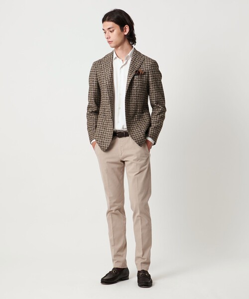 TAGLIATORE（タリアトーレ）の「＜TAGLIATORE＞ファンシーチェック シングル 2ボタン テーラードジャケット（テーラードジャケット・メンズ・ブラウン系・50/48/46）」の3枚目の写真