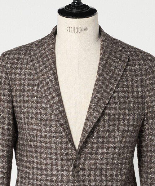 TAGLIATORE（タリアトーレ）の「＜TAGLIATORE＞ファンシーチェック シングル 2ボタン テーラードジャケット（テーラードジャケット・メンズ・ブラウン系・50/48/46）」の9枚目の写真