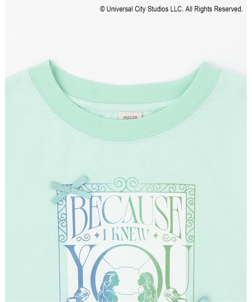 mezzo piano Junior(メゾピアノジュニア)の「【WICKED】レースアップリボンアソートTシャツ(Tシャツ/カットソー・キッズ・ピンク/エメラルド/チャコール・M:150cm/S:140cm/L:160cm)」の14枚目の写真