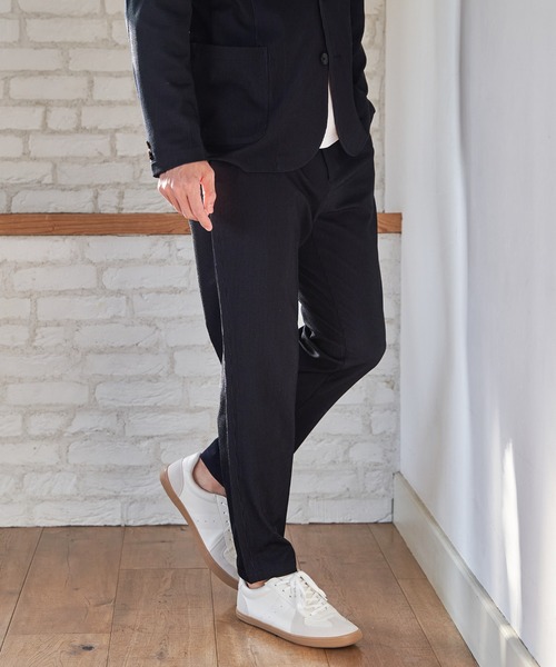 IKKA LOUNGE(イッカラウンジ)の「【セットアップ対応】GOKU楽ワークサッカーパンツ(その他パンツ・メンズ・ベージュ/ネイビー・XL/L/M/S)」の14枚目の写真