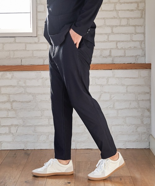 IKKA LOUNGE(イッカラウンジ)の「【セットアップ対応】GOKU楽ワークサッカーパンツ(その他パンツ・メンズ・ベージュ/ネイビー・XL/L/M/S)」の15枚目の写真