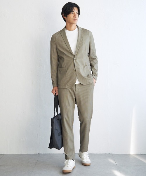IKKA LOUNGE(イッカラウンジ)の「【セットアップ対応】GOKU楽ワークサッカーパンツ(その他パンツ・メンズ・ベージュ/ネイビー・XL/L/M/S)」の8枚目の写真