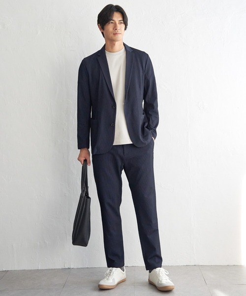 IKKA LOUNGE(イッカラウンジ)の「【セットアップ対応】GOKU楽ワークサッカーパンツ(その他パンツ・メンズ・ベージュ/ネイビー・XL/L/M/S)」の12枚目の写真
