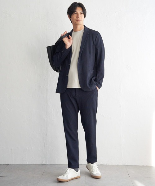 IKKA LOUNGE(イッカラウンジ)の「【セットアップ対応】GOKU楽ワークサッカーパンツ(その他パンツ・メンズ・ベージュ/ネイビー・XL/L/M/S)」の13枚目の写真