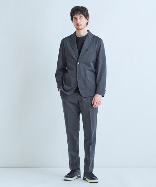 MEN'S BIGI（メンズビギ）の「【COVEROSS W/カバロスダブル】別注 リカバリーセットアップジャケット＜血行促進/抗酸化作用/遠赤外線効果＞（テーラードジャケット・メンズ・ネイビー/ベージュ/チャコールグレー・04/03/02/01）」の11枚目の写真