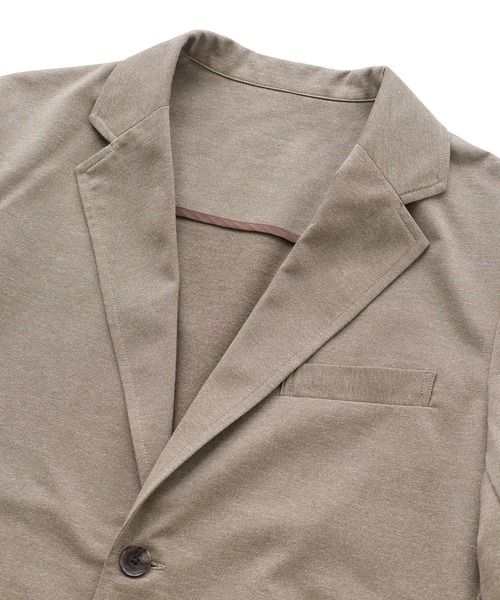 MEN'S BIGI（メンズビギ）の「【COVEROSS W/カバロスダブル】別注 リカバリーセットアップジャケット＜血行促進/抗酸化作用/遠赤外線効果＞（テーラードジャケット・メンズ・ネイビー/ベージュ/チャコールグレー・04/03/02/01）」の15枚目の写真